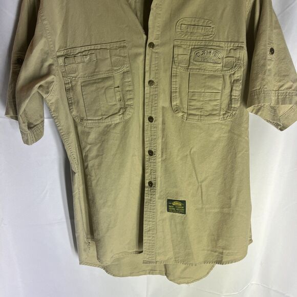 Vintage Camel Trophy Adventure Wear Shirt Men’s Large Collection Safari 90s - Picture 3 of 9